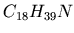 $ C_{18}H_{39}N$